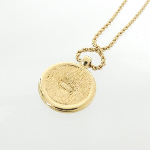 Pendant Necklace Gold and Clear
