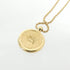 Pendant Necklace Gold and Clear
