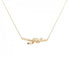 Knot Pendant Necklace 18K Rose Gold Small