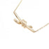 Knot Pendant Necklace 18K Rose Gold Small