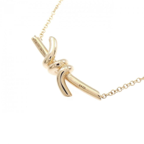 Knot Pendant Necklace 18K Rose Gold Small