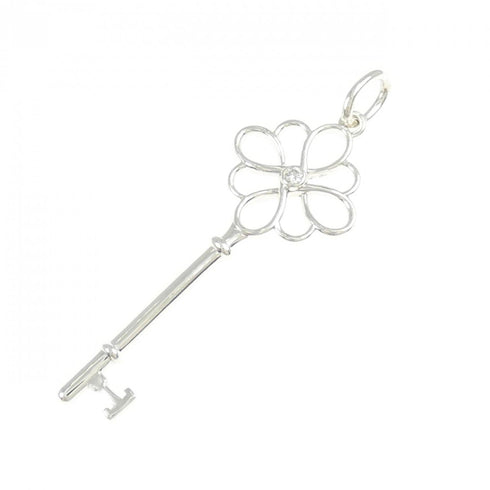 Open Knot Key Pendant Necklace