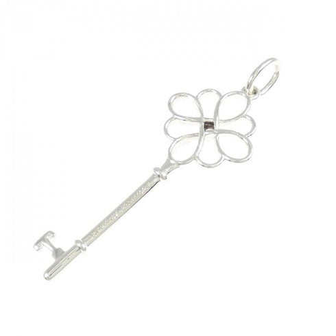 Open Knot Key Pendant Necklace
