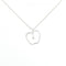 Apple Pendant Necklace Sterling Silver Small