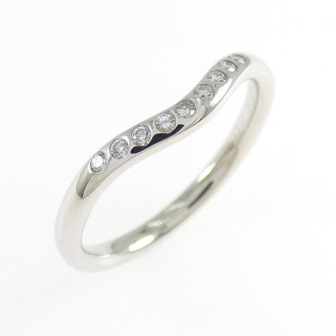 Curved 9P Ring Platinum