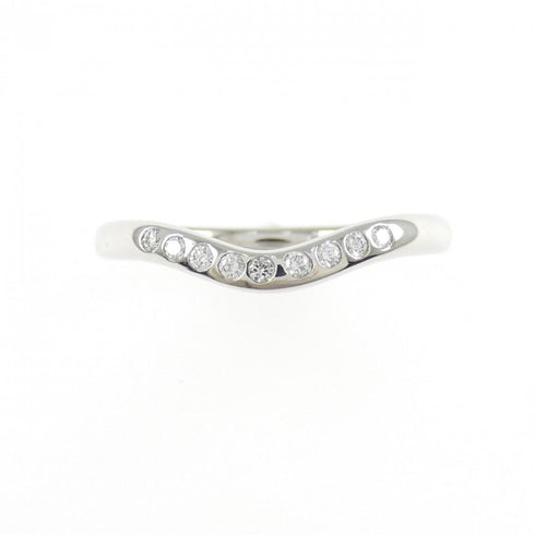 Curved 9P Ring Platinum