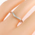 Curved 9P Ring Platinum