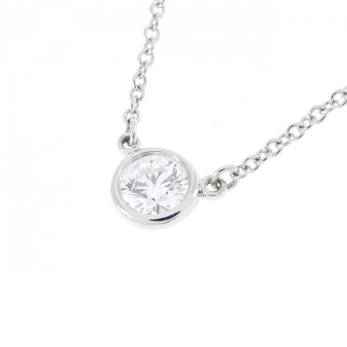 Elsa Peretti Diamonds By The Yard Pendant Necklace Platinum