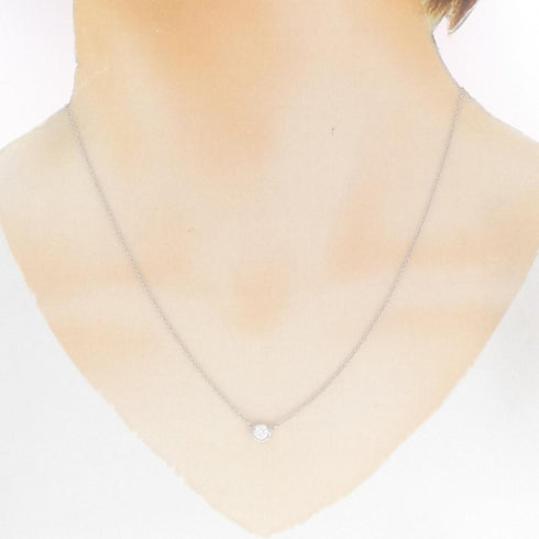 Elsa Peretti Diamonds By The Yard Pendant Necklace Platinum
