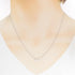 Elsa Peretti Diamonds By The Yard Pendant Necklace Platinum