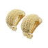 Earrings Gold-Tone Metal
