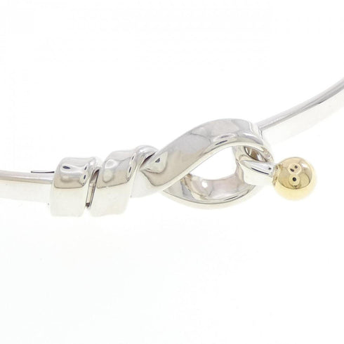 Hook and Eye Bracelet Sterling Silver and 18K Yellow Gold