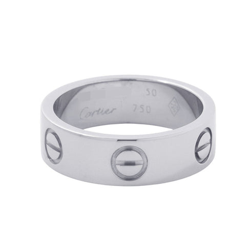 Love Ring 18K White Gold