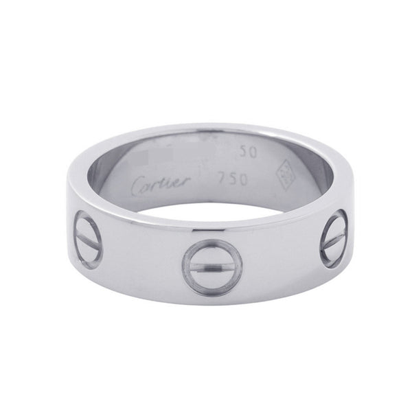 Love Ring 18K White Gold