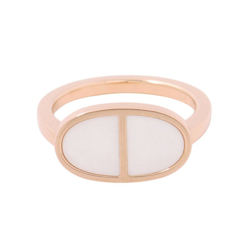 Ring Ceramic and 18K Rose Gold