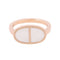 Ring Ceramic and 18K Rose Gold