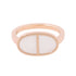 Ring Ceramic and 18K Rose Gold