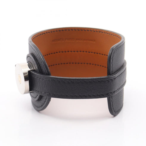 Bangle Swift Leather Black Bracelet