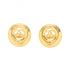 CC Logo Clip-On Earrings Metal Gold-Tone Metal