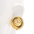 CC Logo Clip-On Earrings Metal Gold-Tone Metal