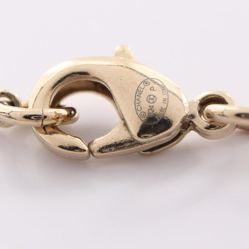 CC Logo Heart Pendant Necklace Metal
