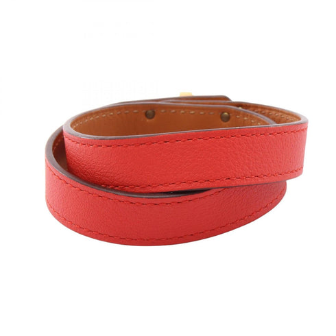 Mini Kelly Double Tour Bracelet Gold and Swift Leather