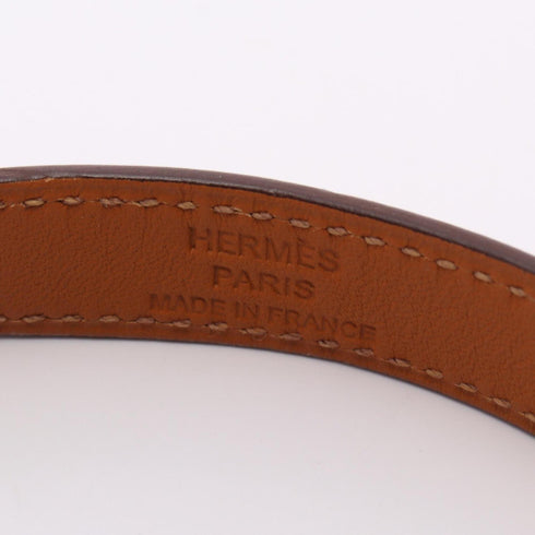 Mini Kelly Double Tour Bracelet Gold and Swift Leather