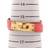 Mini Kelly Double Tour Bracelet Gold and Swift Leather