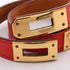 Mini Kelly Double Tour Bracelet Gold and Swift Leather