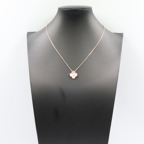 Vintage Alhambra Pendant Necklace 18K Rose Gold