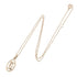 Double C Pendant Necklace 18K Rose Gold