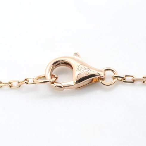 Double C Pendant Necklace 18K Rose Gold