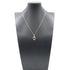 Double C Pendant Necklace 18K Rose Gold
