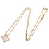 Vintage Alhambra Pendant Necklace 18K Yellow Gold