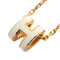 Pop H Pendant Necklace Gold-Tone Metal