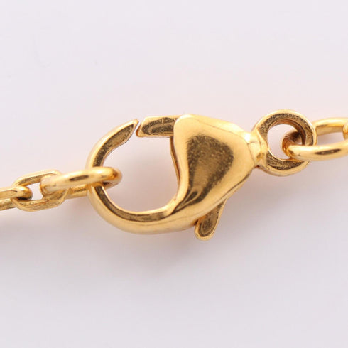 Pop H Pendant Necklace Gold-Tone Metal