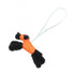 Charm Agneau Milo and Fur Black Green Orange Handbag Charm