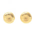 Clip-On Earrings Logo Clip-On Gold-Tone Metal