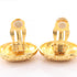 Clip-On Earrings Logo Clip-On Gold-Tone Metal