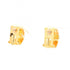 Clip-On Earrings Cloisonné Enamel and Gold