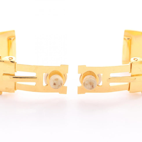 Clip-On Earrings Cloisonné Enamel and Gold