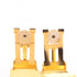 Clip-On Earrings Cloisonné Enamel and Gold