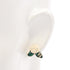 CC Logo Flower Earrings Metal Gold-Tone Metal