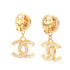 CC Logo Clip-On Earrings Metal