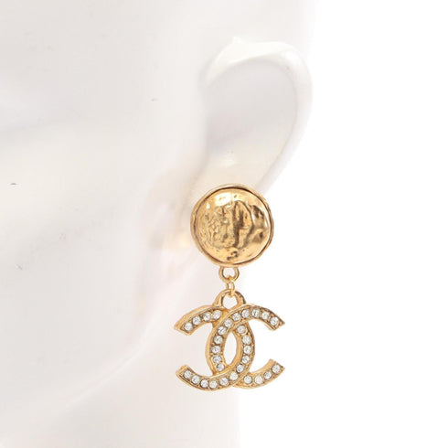 CC Logo Clip-On Earrings Metal