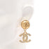 CC Logo Clip-On Earrings Metal