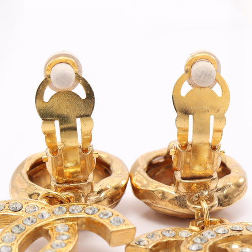 CC Logo Clip-On Earrings Metal