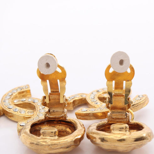CC Logo Clip-On Earrings Metal