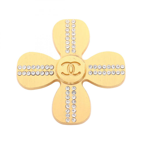 CC Logo Brooch Metal