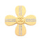 CC Logo Brooch Metal